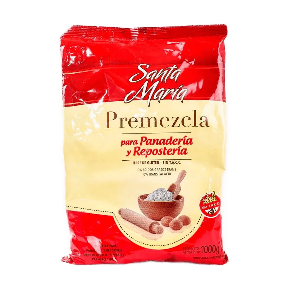 Santa Maria - Premezcla p/panaderia y reposteria s/ lactosa x 1 kg