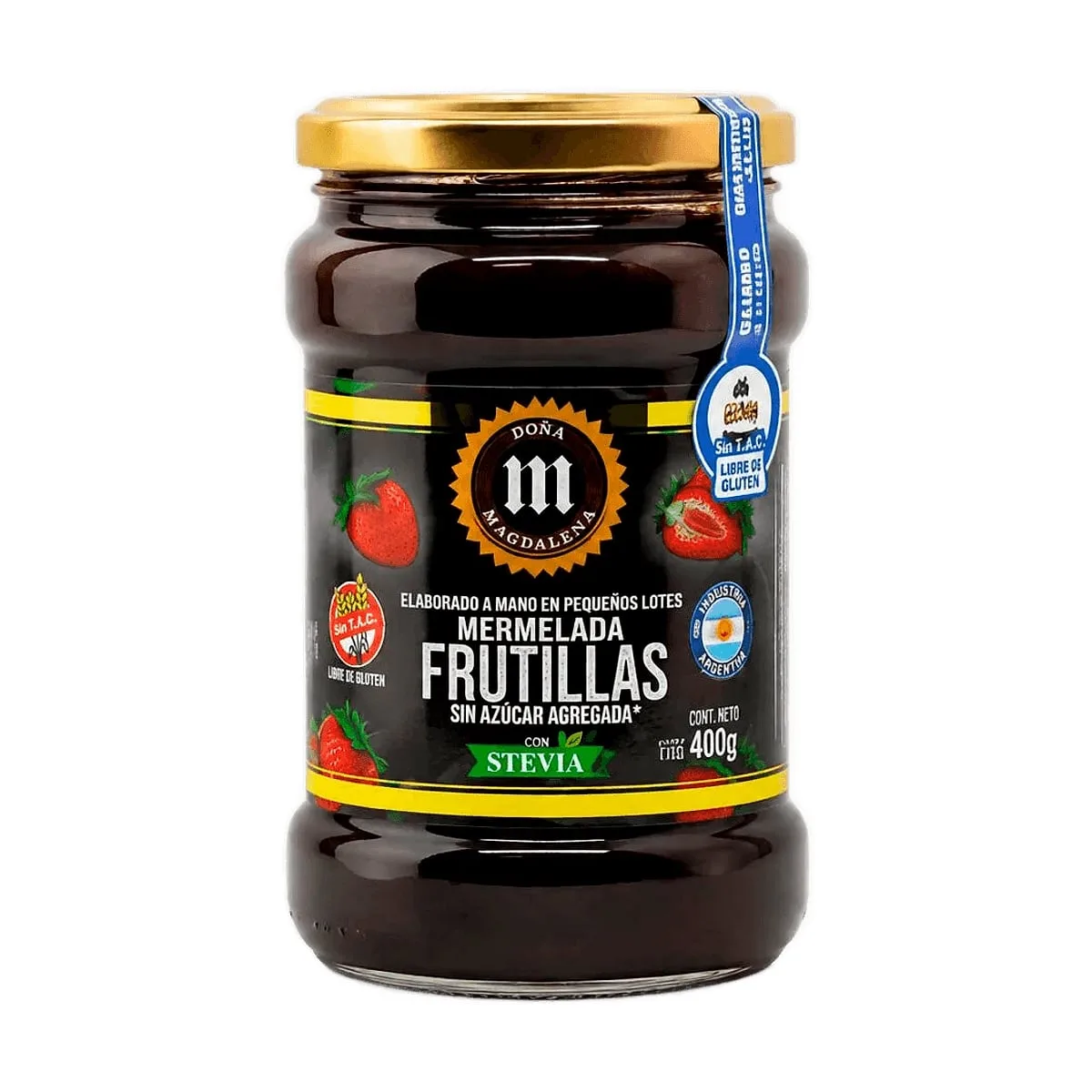 Doña Magdalena - Mermelada de frutilla sin azucar x 400 gr