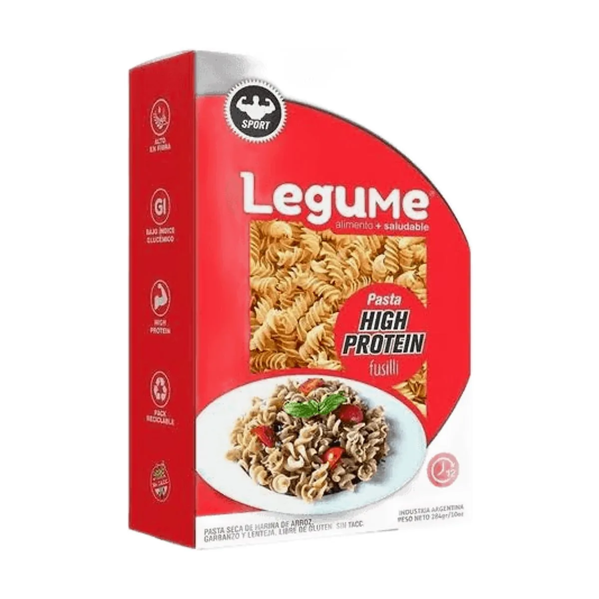 Legume - Fusilli high protein x 284 gr