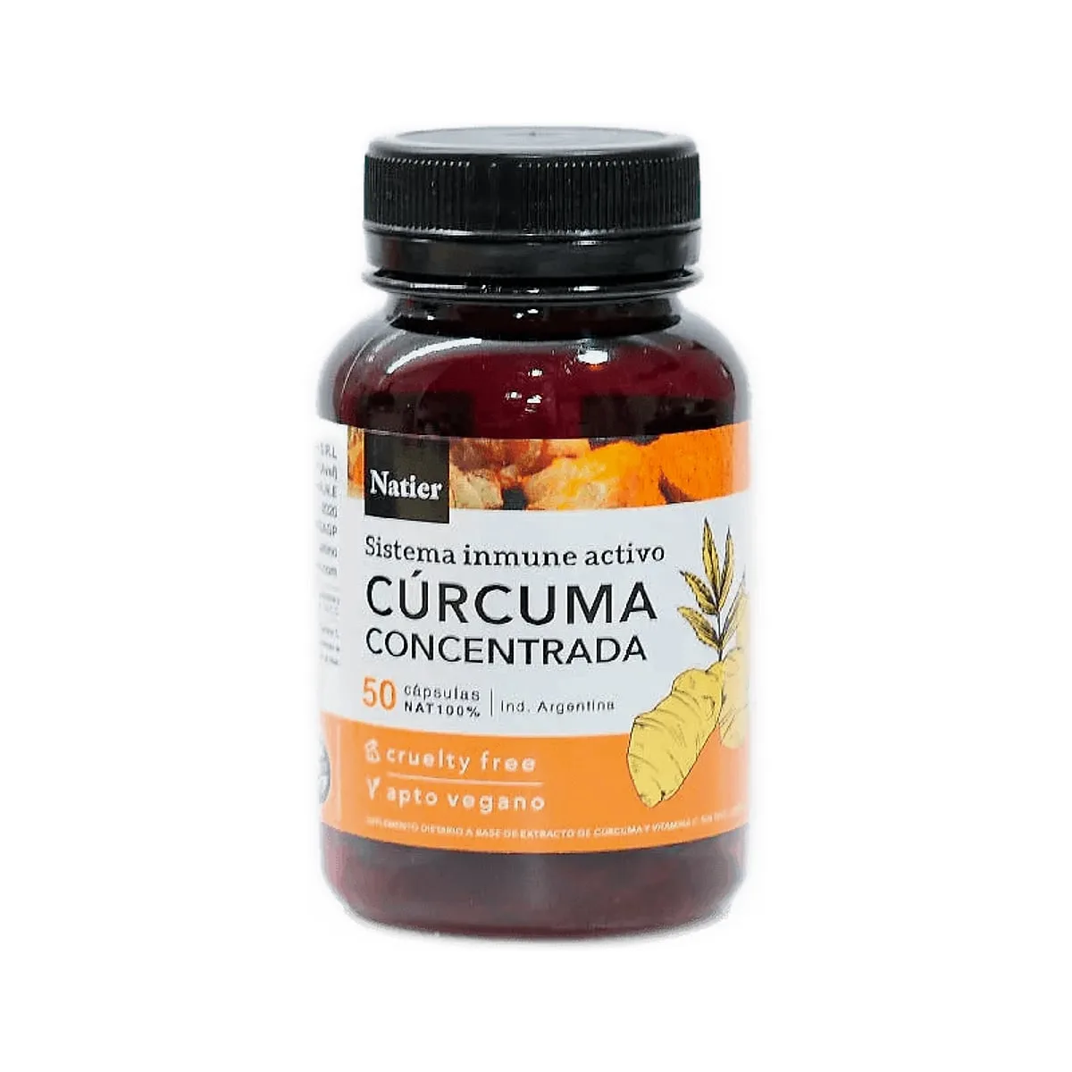 Natier - Cúrcuma concetrada x 50 cap
