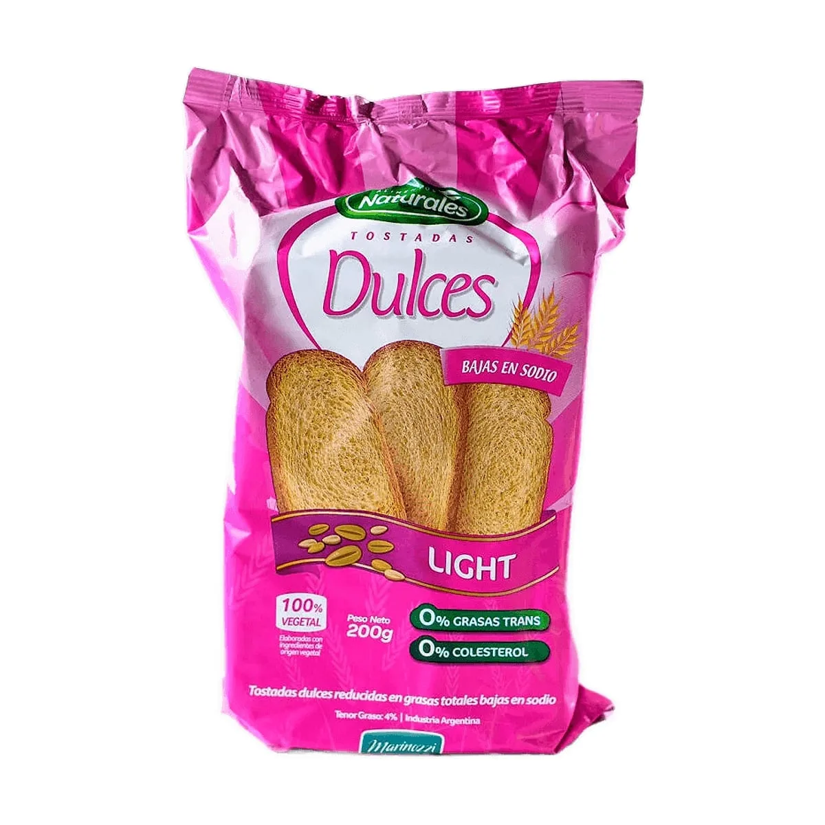 Tostadas Naturales - Tostadas light dulces x 200 gr
