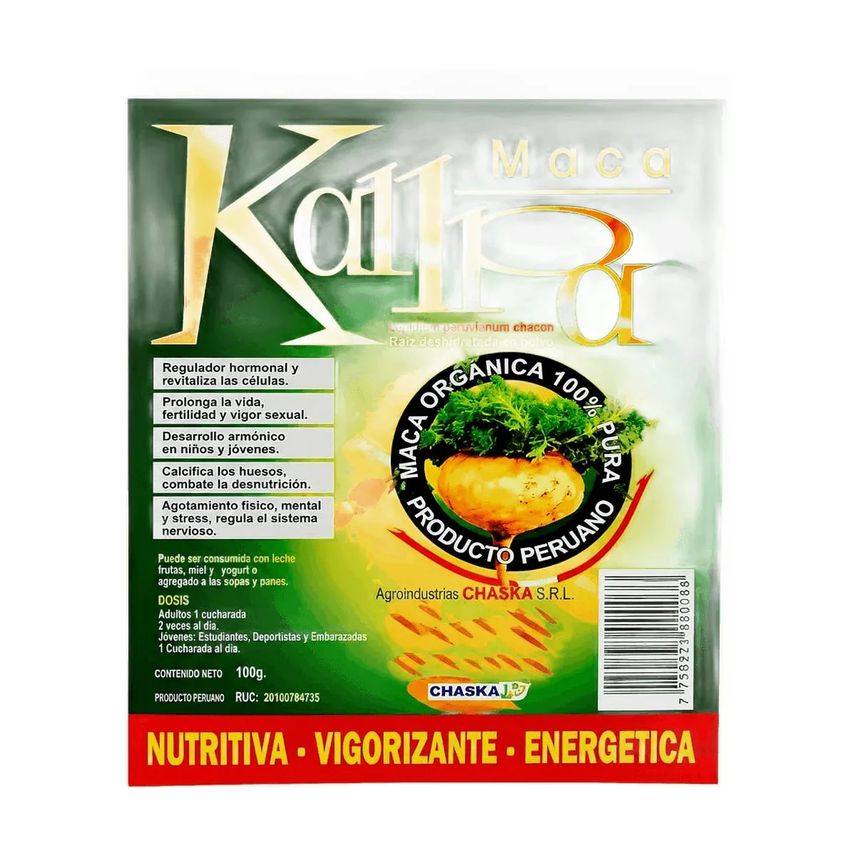 Kalpa - Maca original en polvo x 100 gr