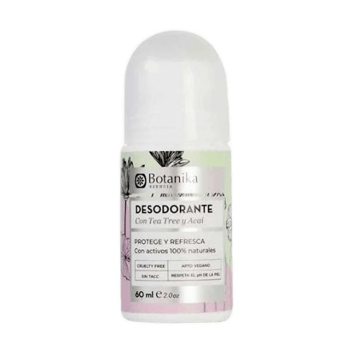 Botanika - Desodorante de acai y tea tree x 60 ml