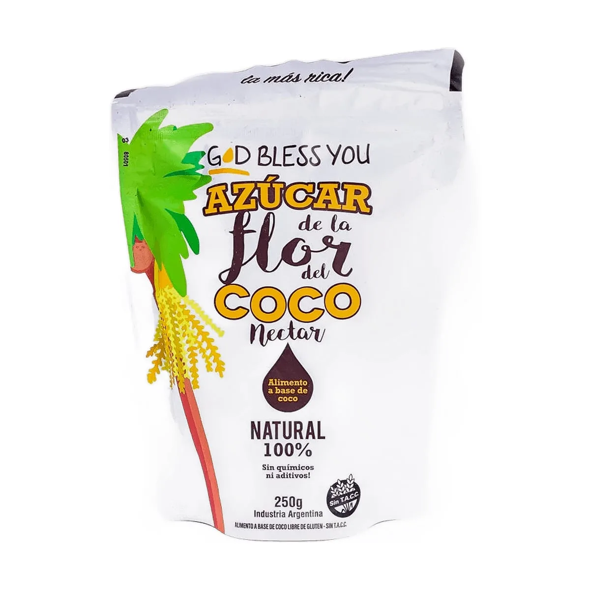 God Bless You - Azucar de coco x 250 gr