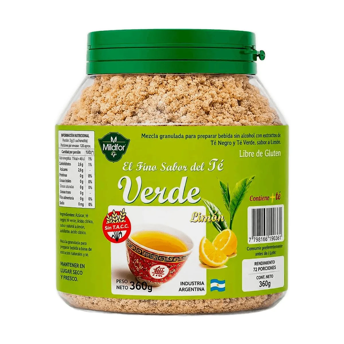 Milford - Te verde granulado x 360 gr
