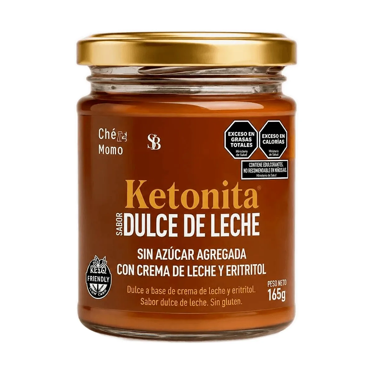 Chez Momo - Ketonita con sabor a dulce de leche x 165 gr