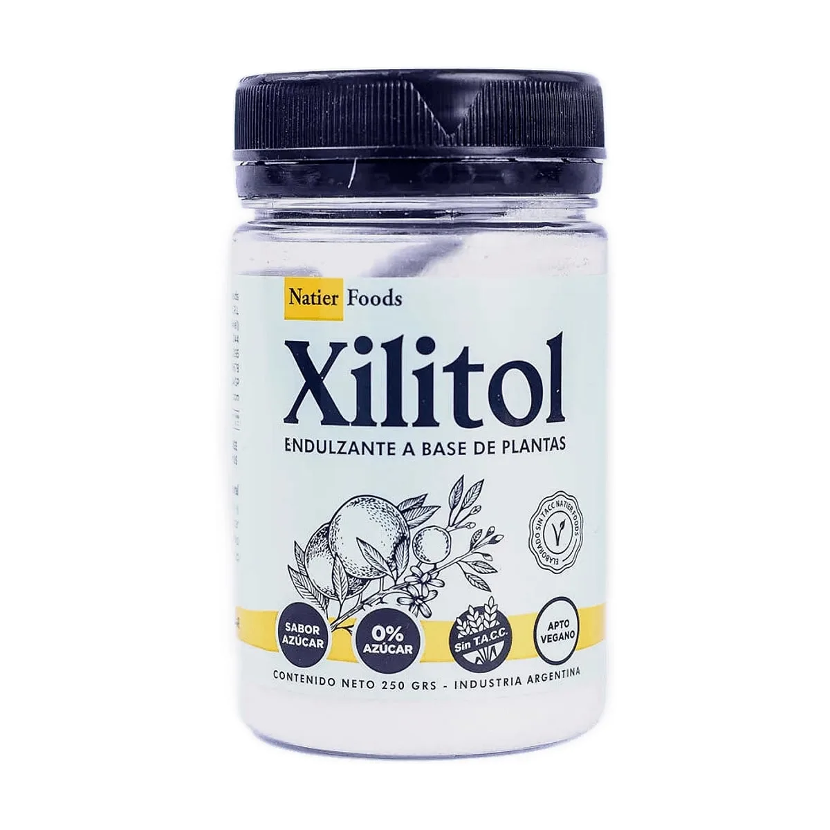 Natier - Xilitol endulzante a base de plantas x 250 gr