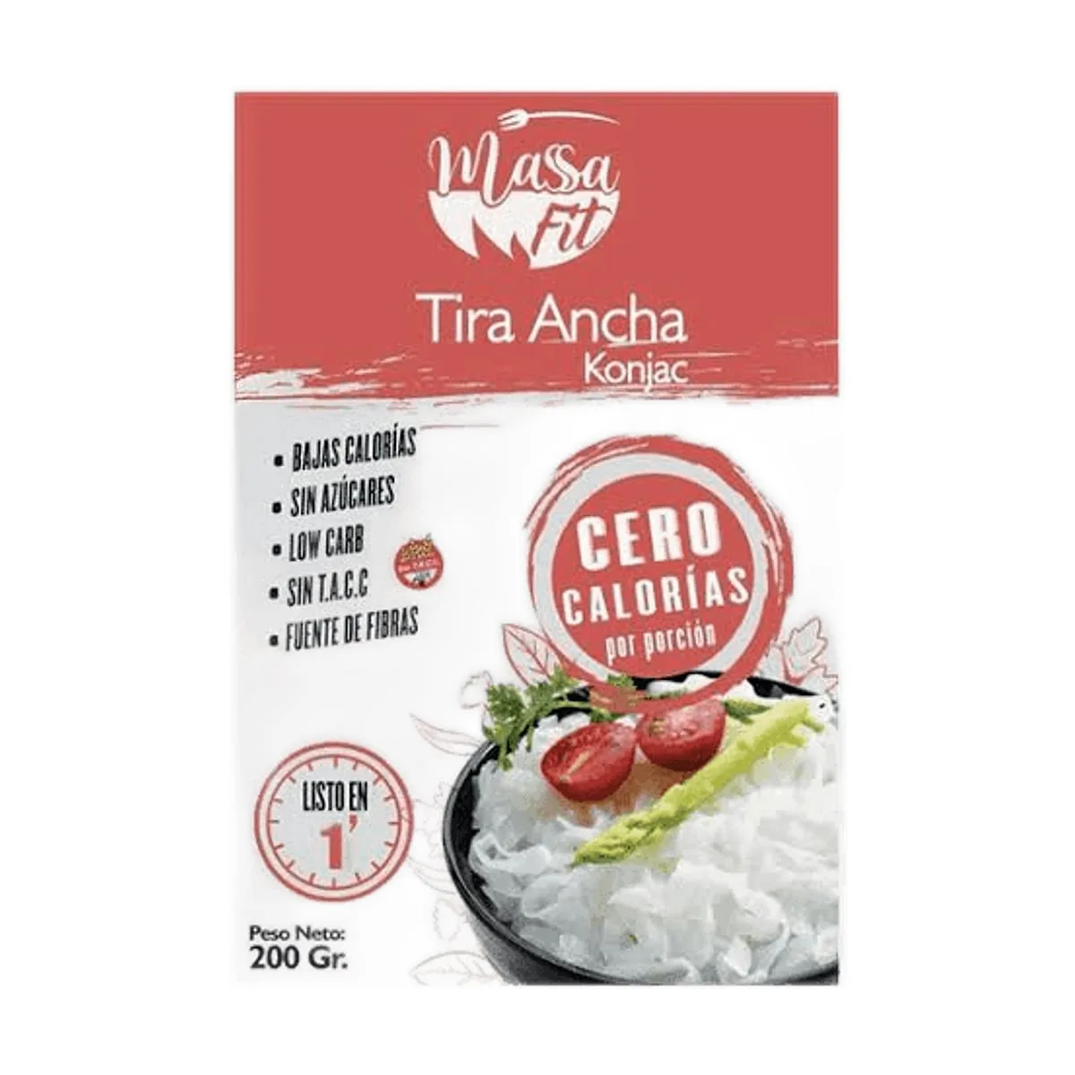 Massa fit - Tira ancha konjac x 200 gr