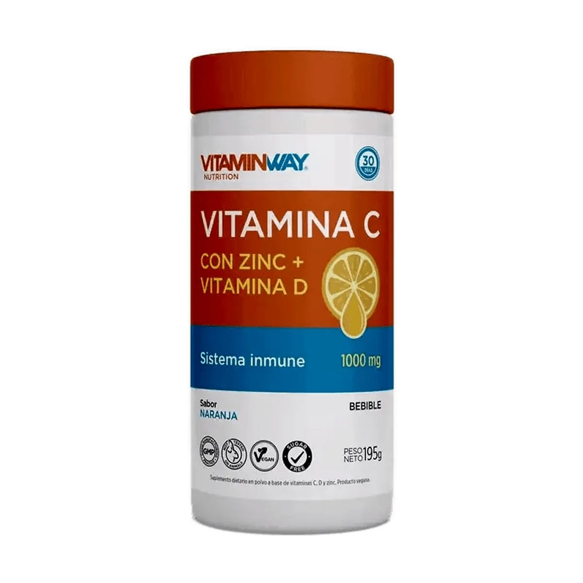 Vitamin Way - Vitamina c sabor naranja x 195 gr