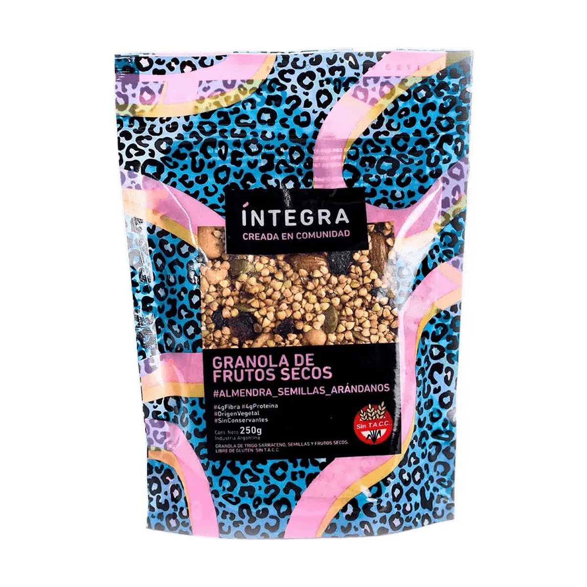 Integra - Granola de frutos secos sin tacc x 250 gr