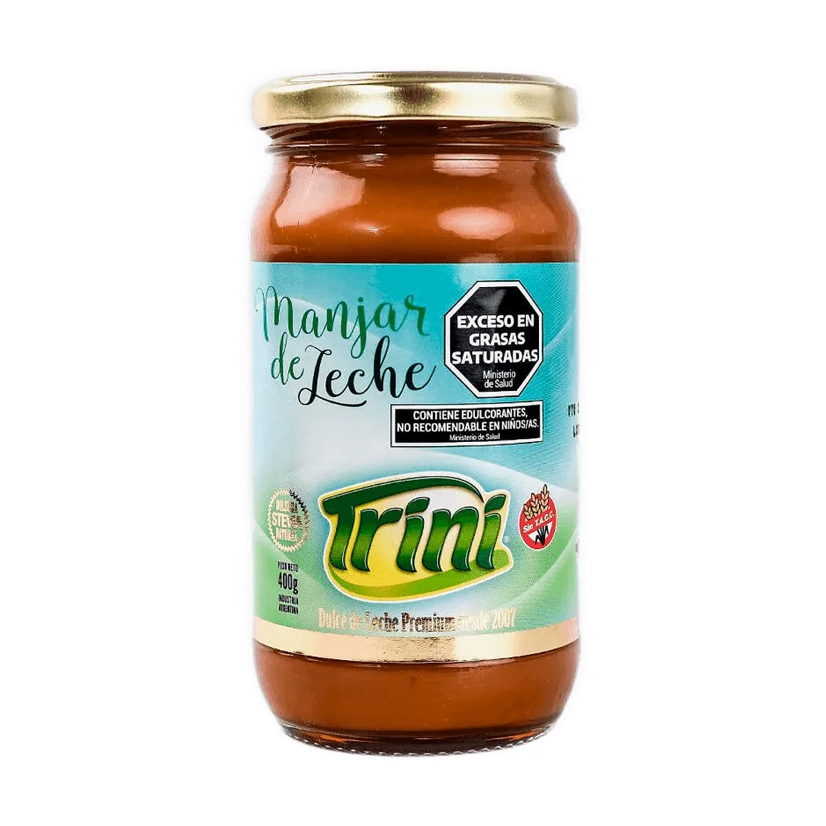 Trini - Dulce de leche con stevia x 400 gr