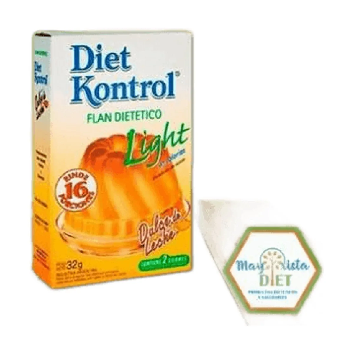 Diet Kontrol - Postre diet sabor dulce de leche x 36 gr