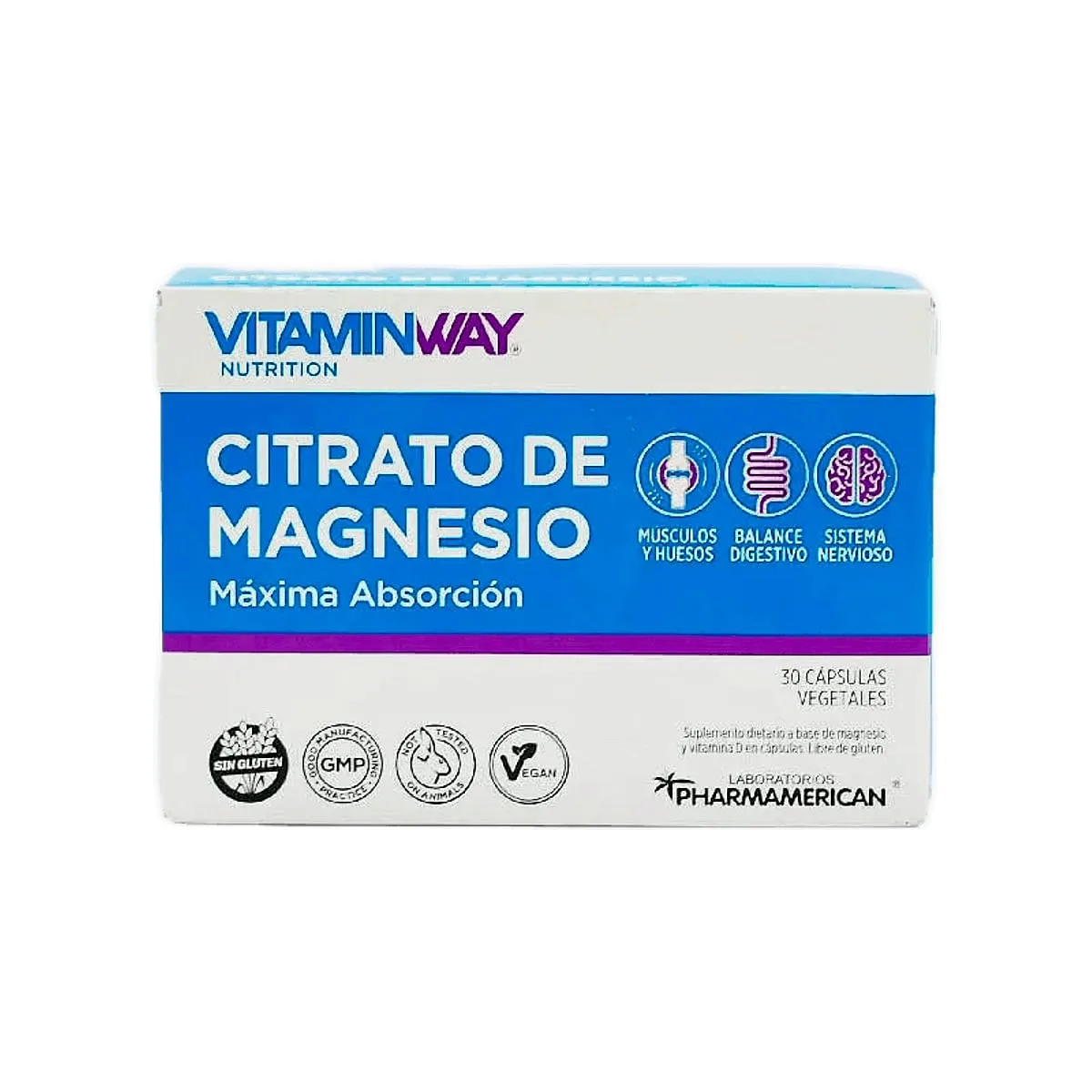 Vitamin Way - Citrato de magnesio x 30 cap