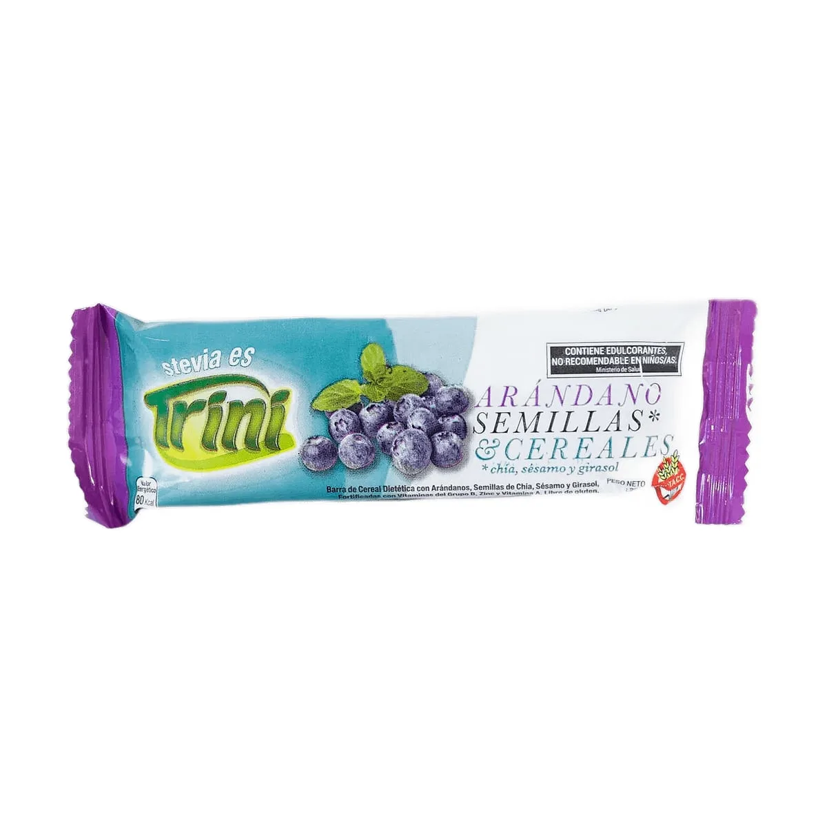 Trini - Barra de cereal c/arandanos x 25 gr