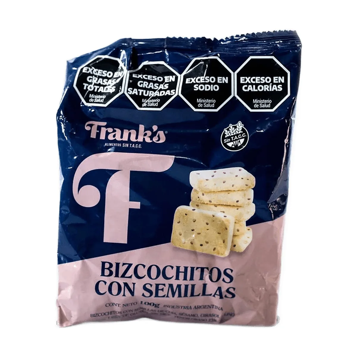 Franks - Bizcochitos con semillas x 100 gr