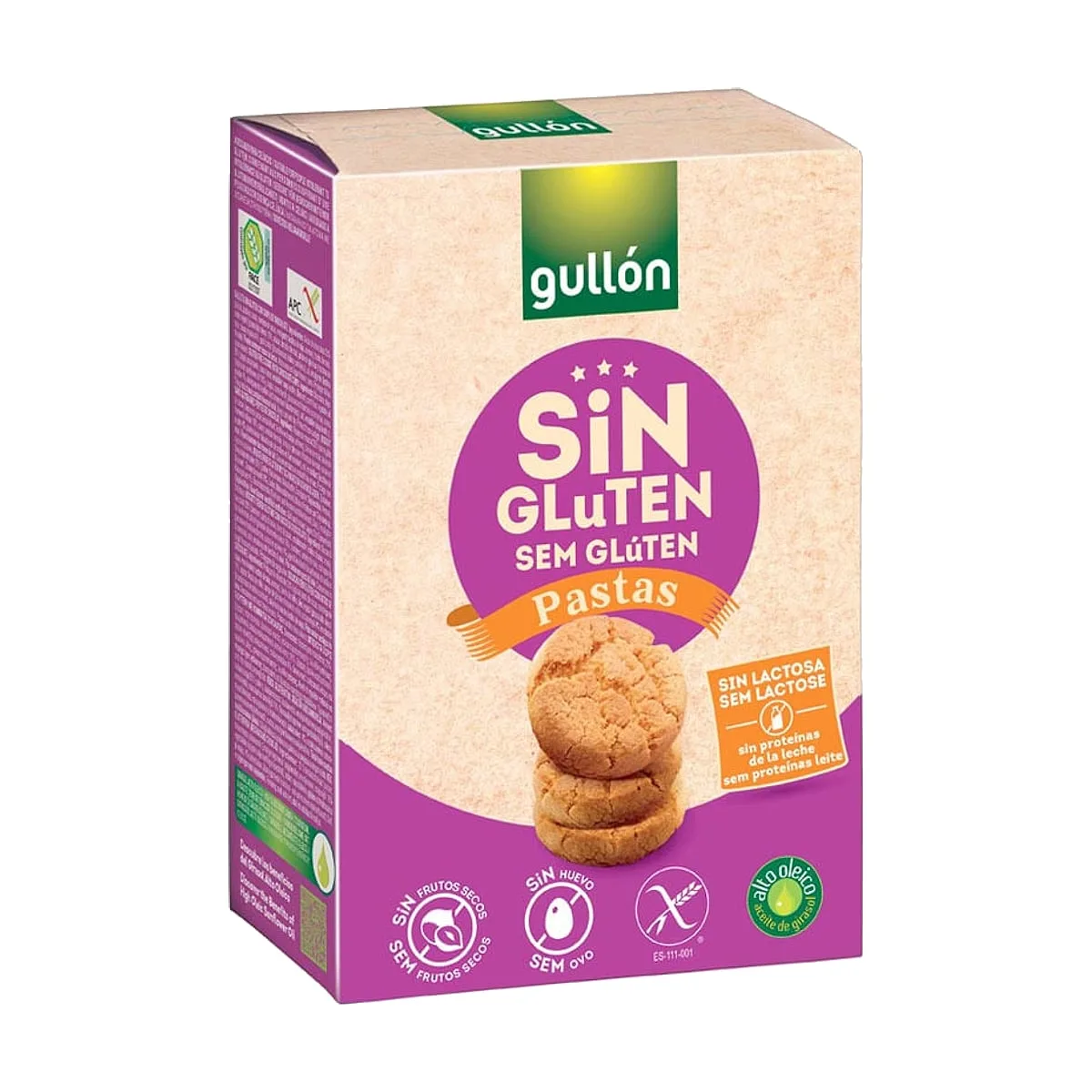 Gullon - Cookies de vainilla x 200 gr