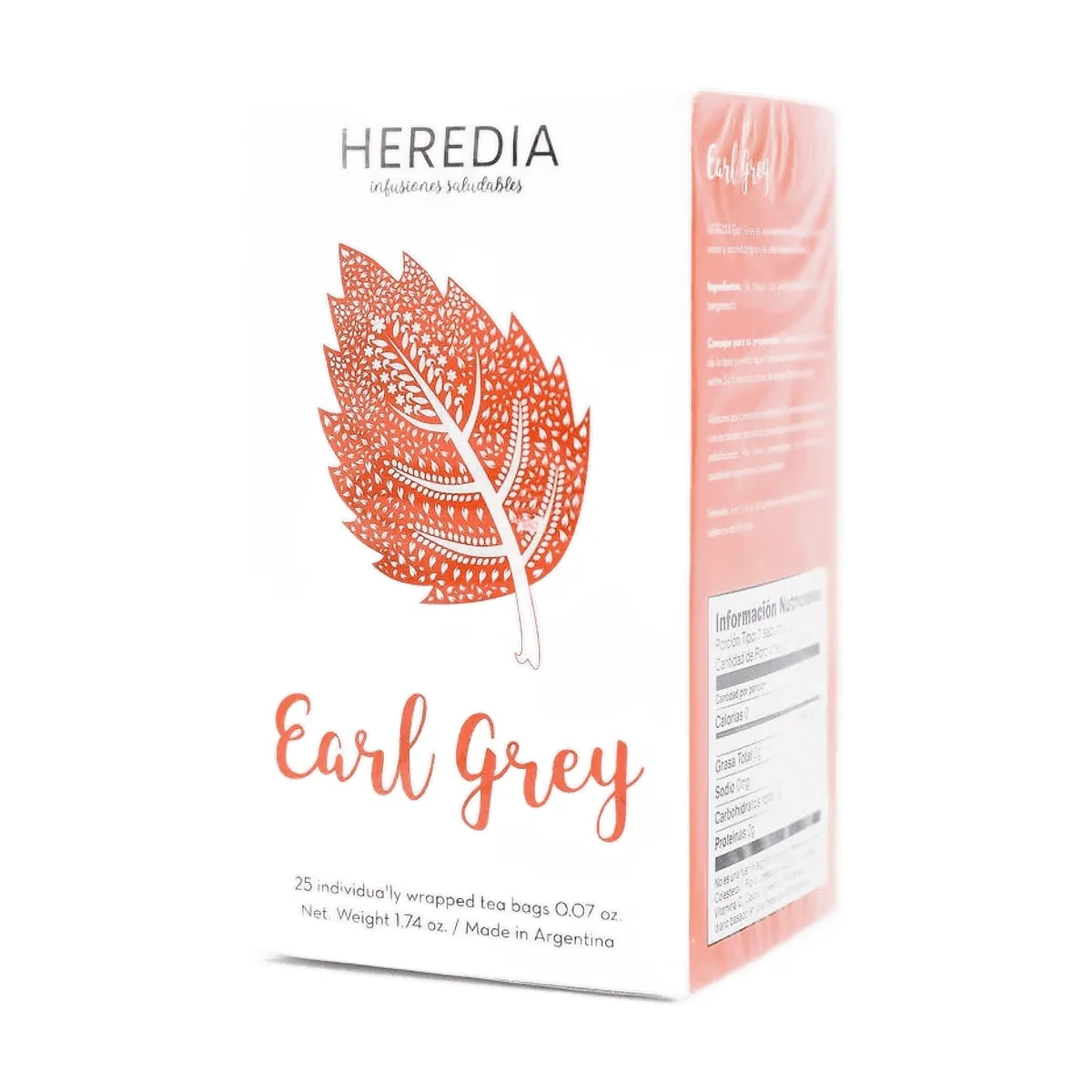 Heredia - Te earl grey x 25 saq