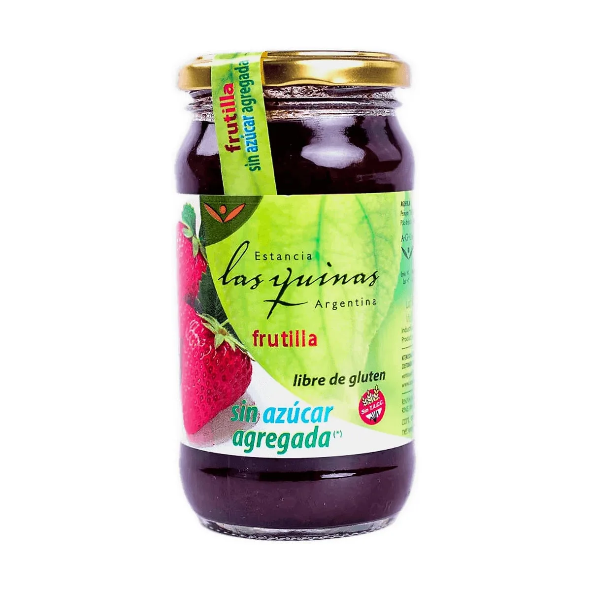 Las Quinas - Mermelada de frutilla s/azucar x 420 gr