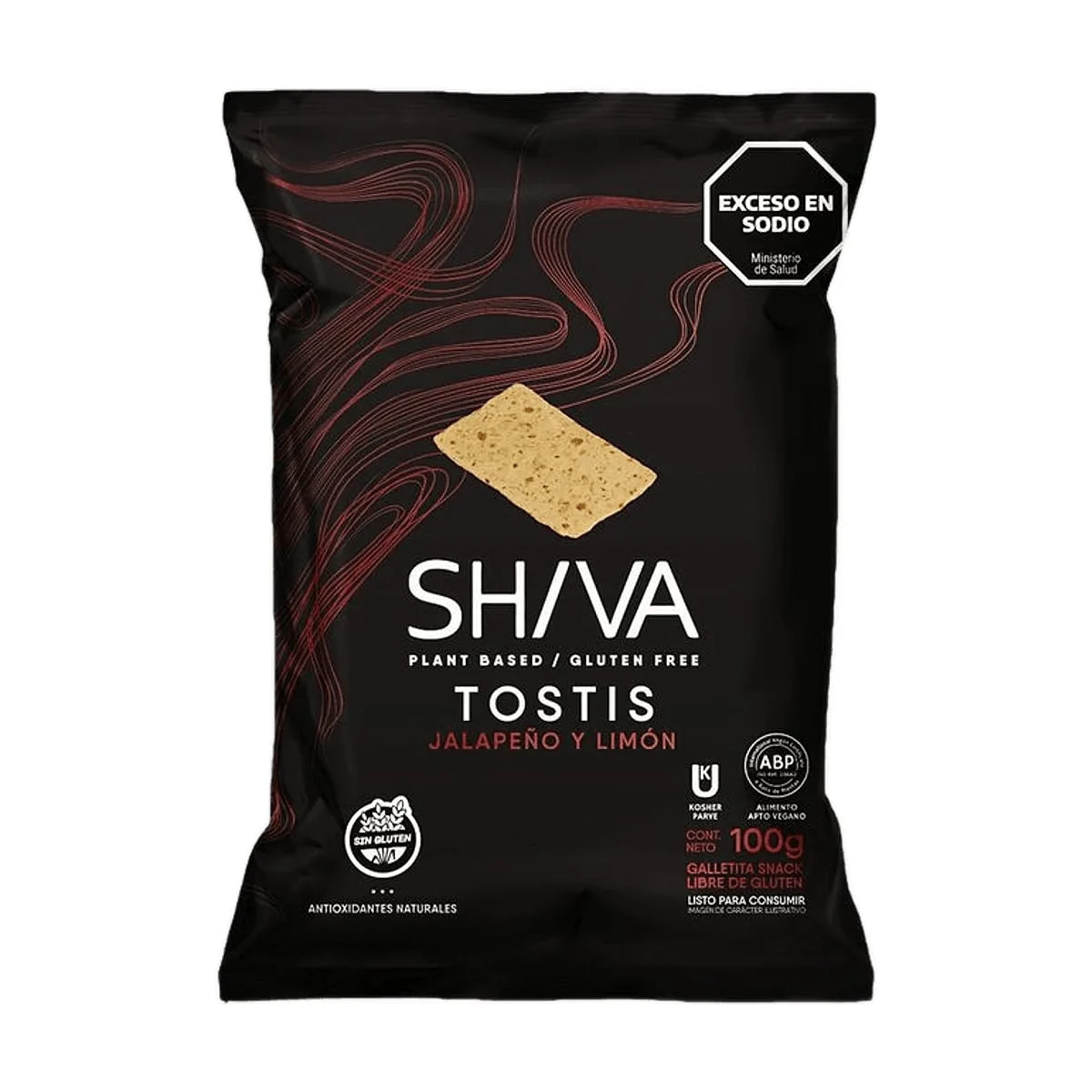 Shiva - Tostaditas jalapeño y limon x 100 gr