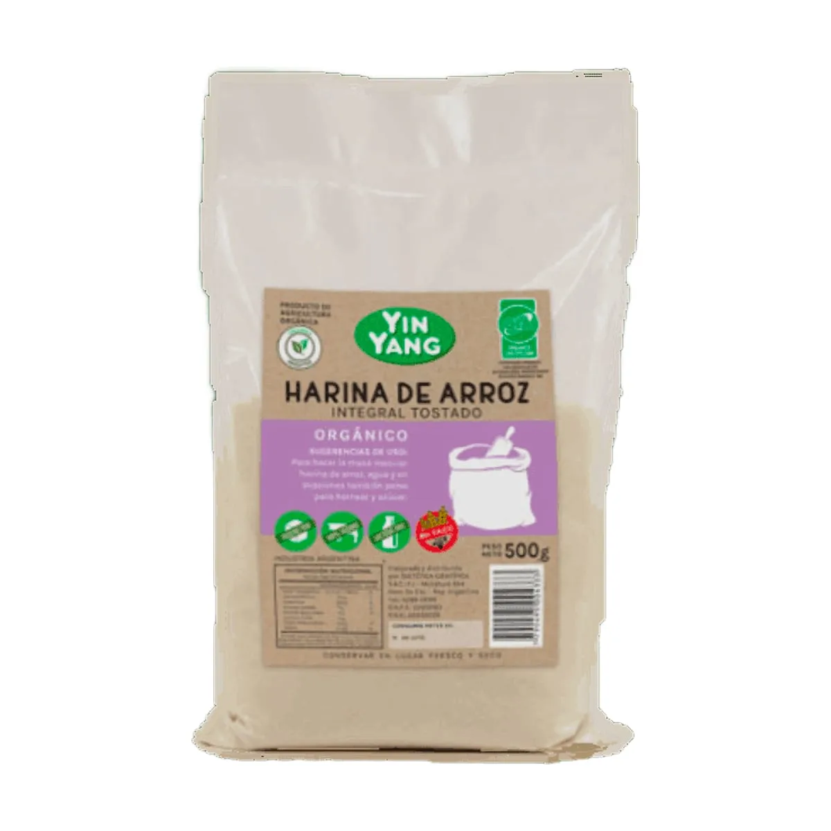 Yin Yang - Harina de arroz integral oganico x 500 gr