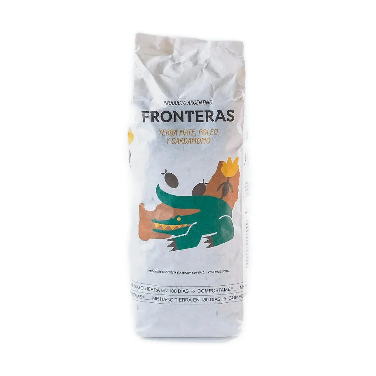 Fronteras - Yerba mate de poleo y cardamomo repuesto x 500 gr