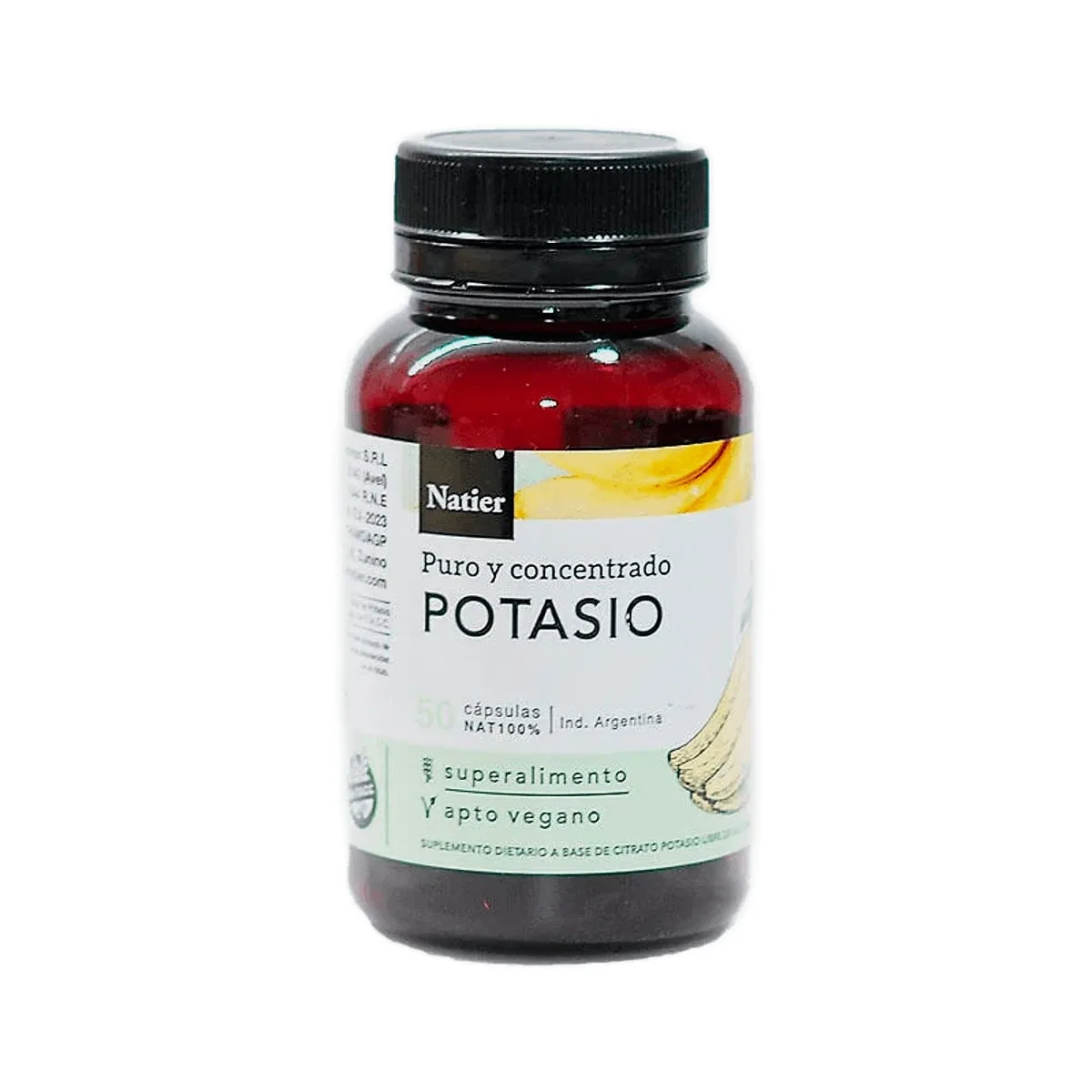 Natier - Potasio puro y concentrado x 50 cap
