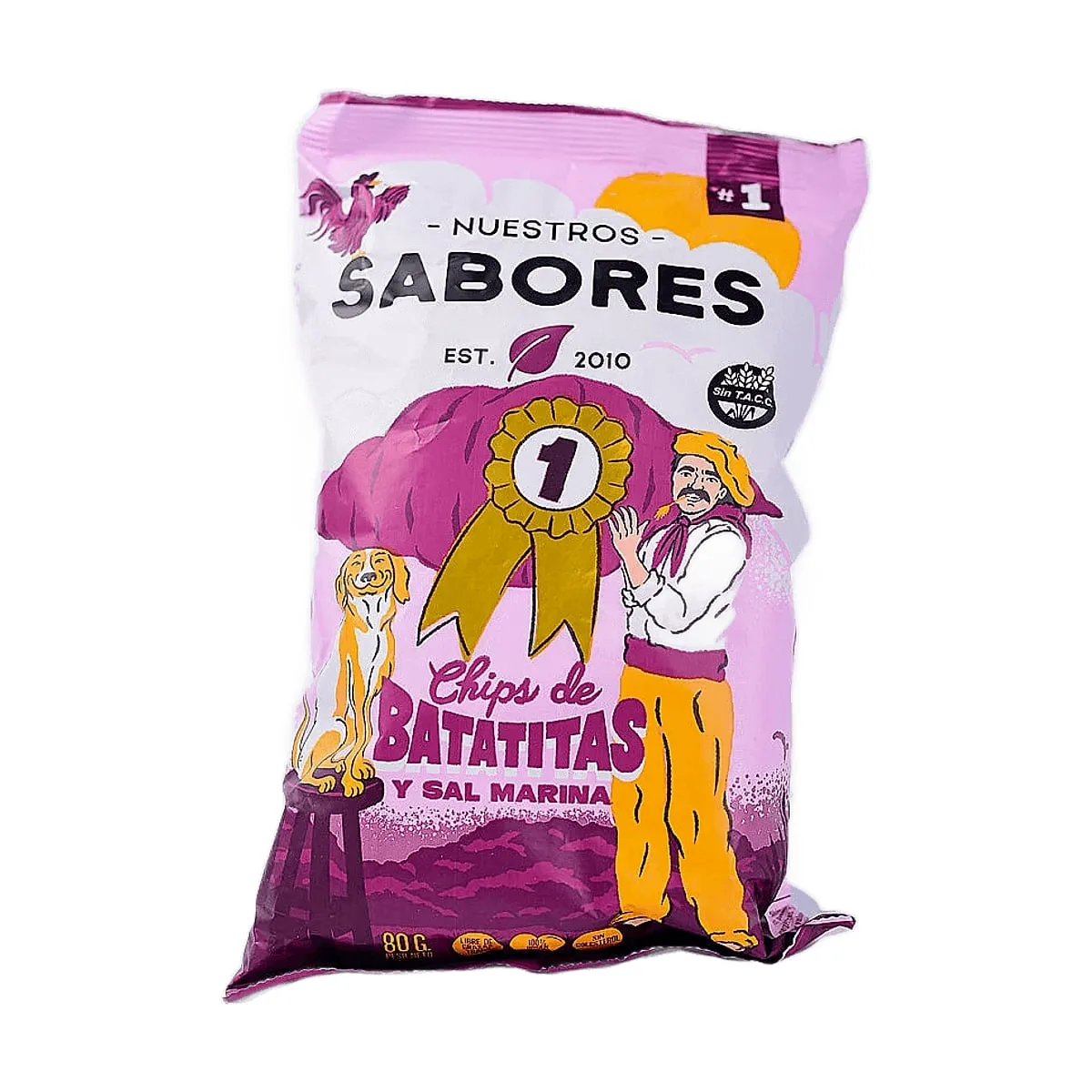 Nuestros Sabores - Chips de zanahoria x 80 gr