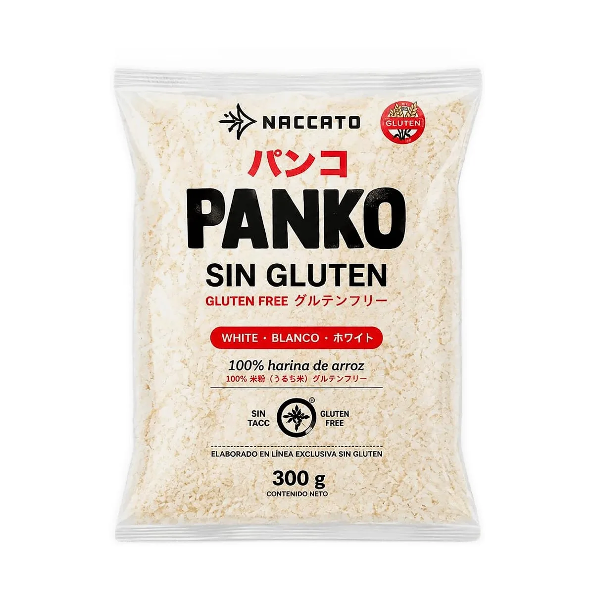 Naccato - Panko sin gluten x 300 gr