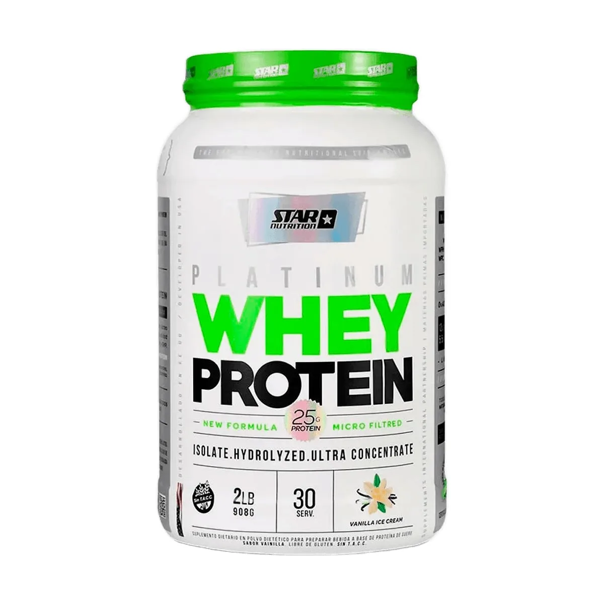 Star Nutrition - Whey protein sabor vainilla x 908 gr