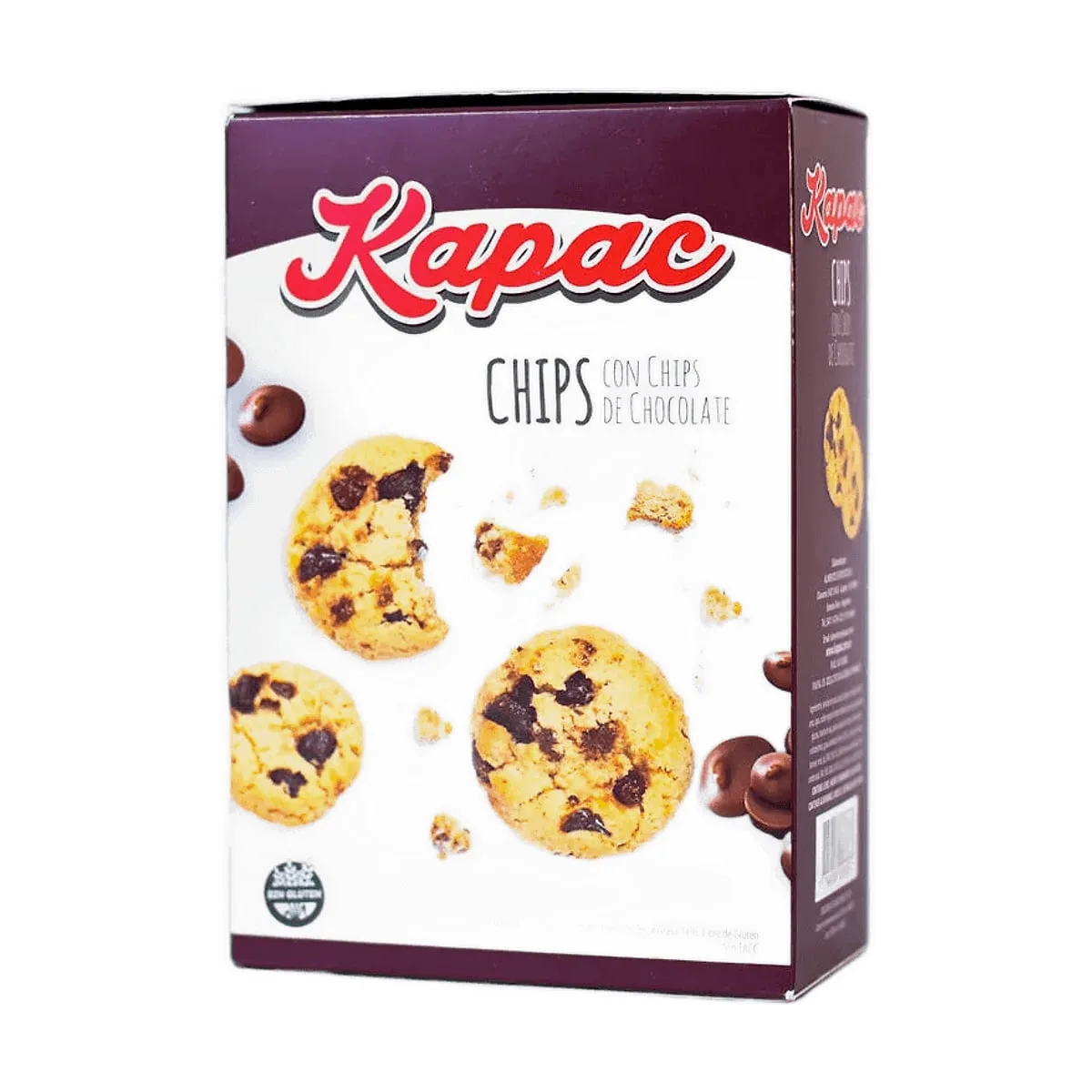 Kapac - Galletitas dulces con chips de chocolate x 200 gr