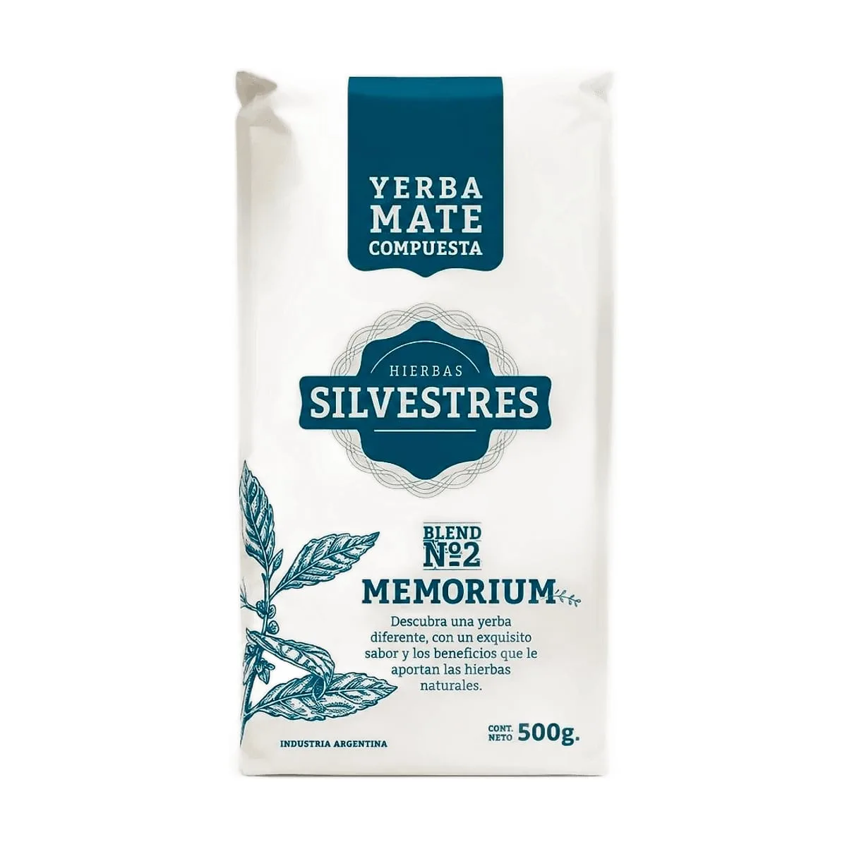 Hierbas Silvestres - Yerba mate memorium x 500 gr