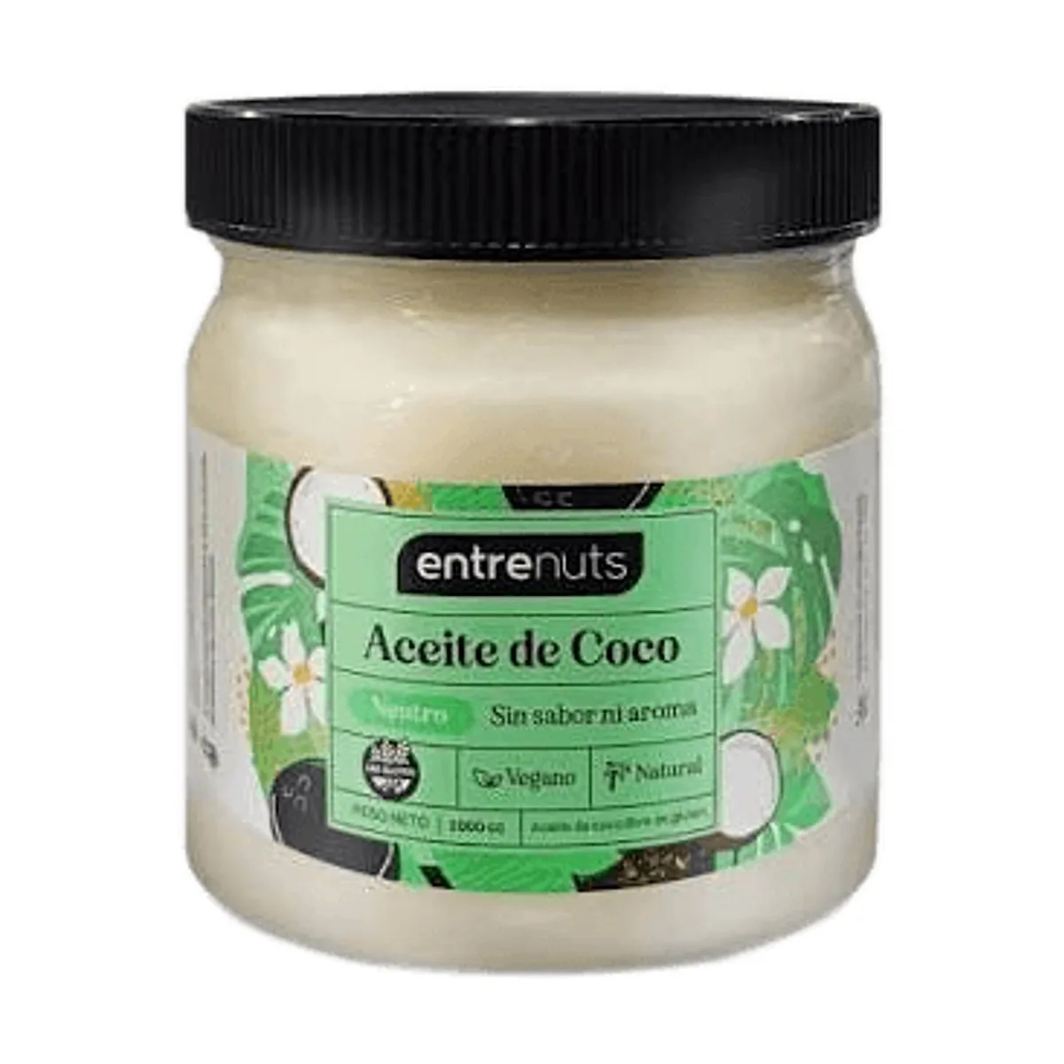 Entrenuts - Aceite de coco neutro x 1 lt