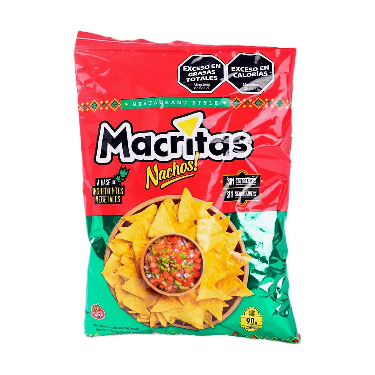 Macritas - Nachos sabor original x 90 gr