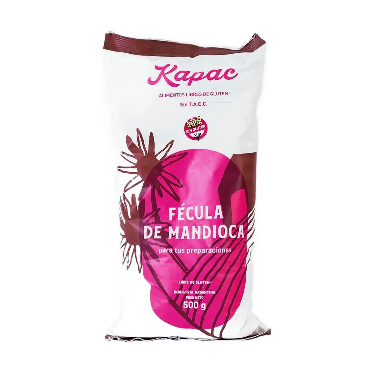 Kapac - Fecula de mandioca x 500 gr