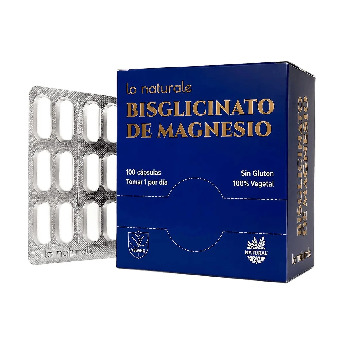 Io Naturale - Bisglicinato de magnesio x blister x 10 unid