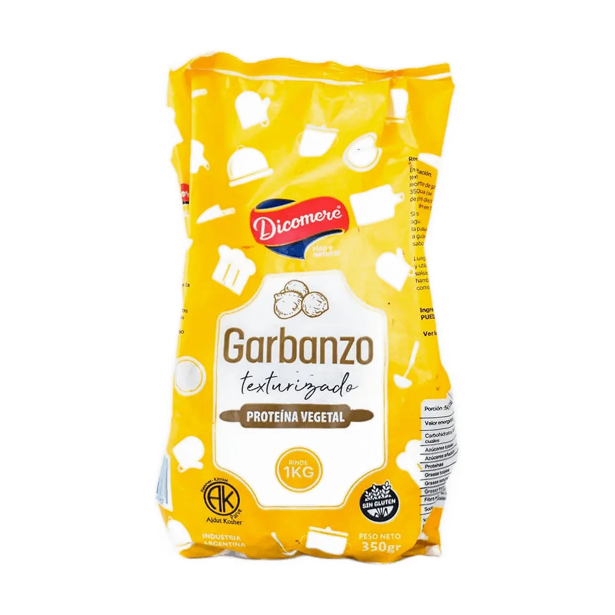 Dicomere - Garbanzo texturizado sin tacc x 350 gr