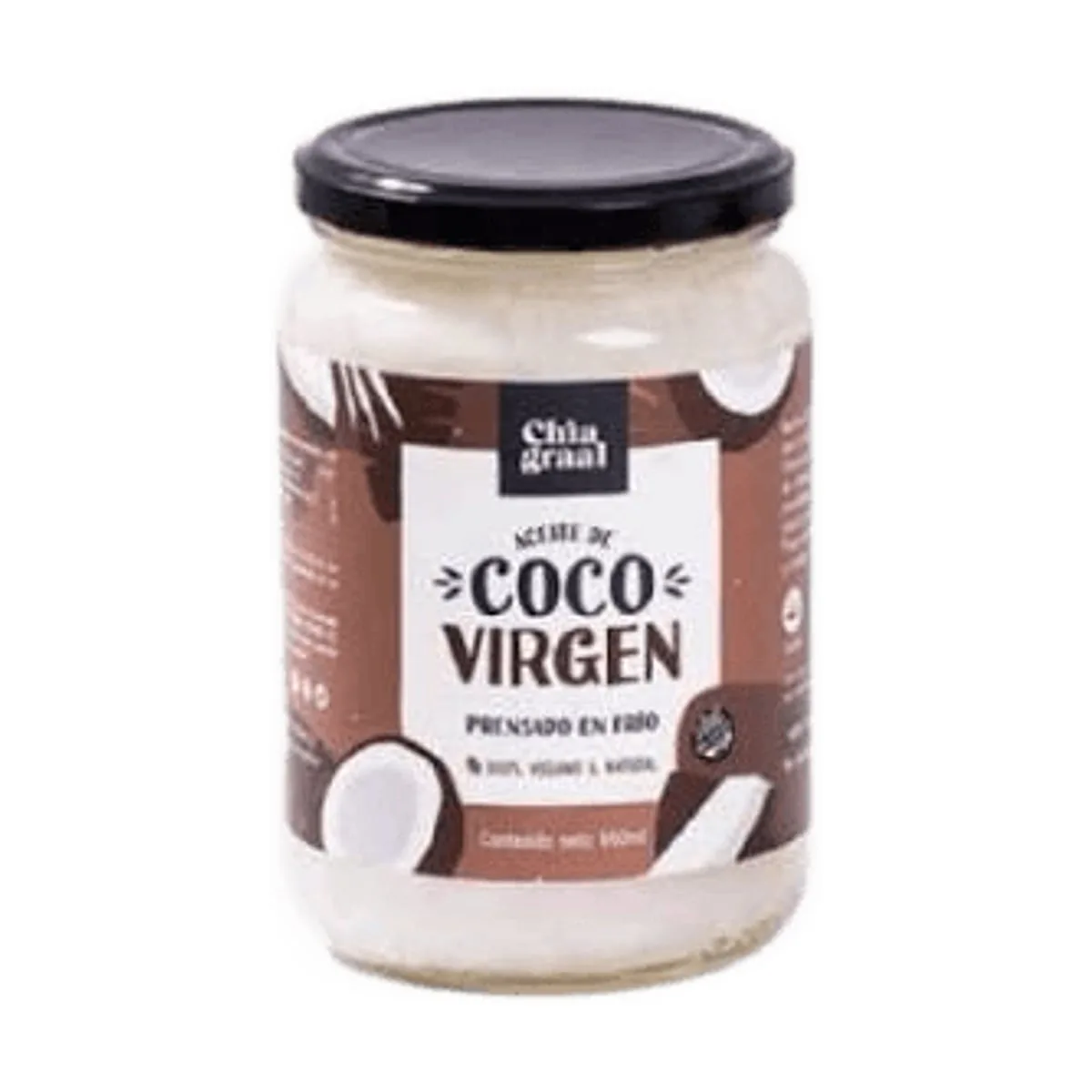 Chia Graal - Aceite de coco virgen x 660 ml