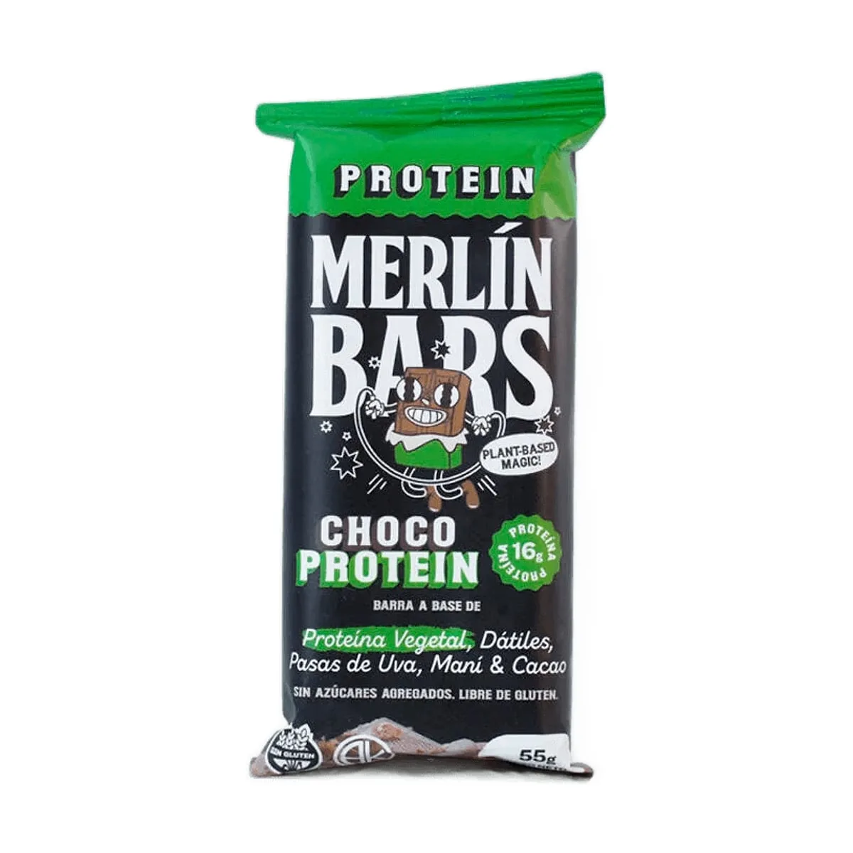 Merlin - Barrita proteica sabor chocolate x 55 gr