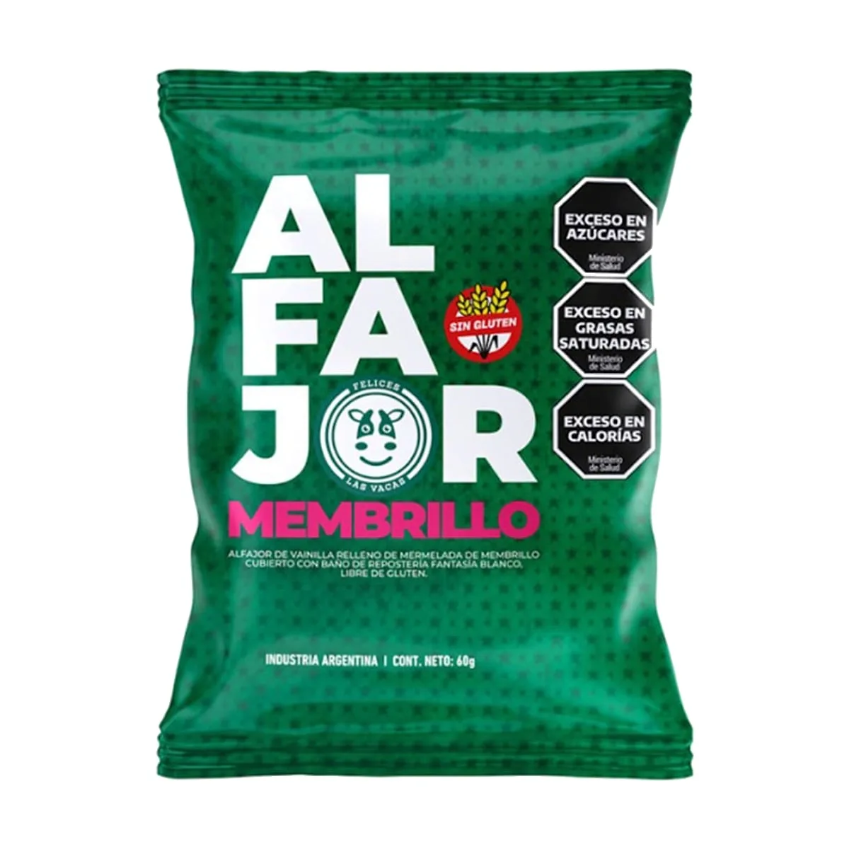 Felices las vacas - Alfajor de membrillo x 60 gr