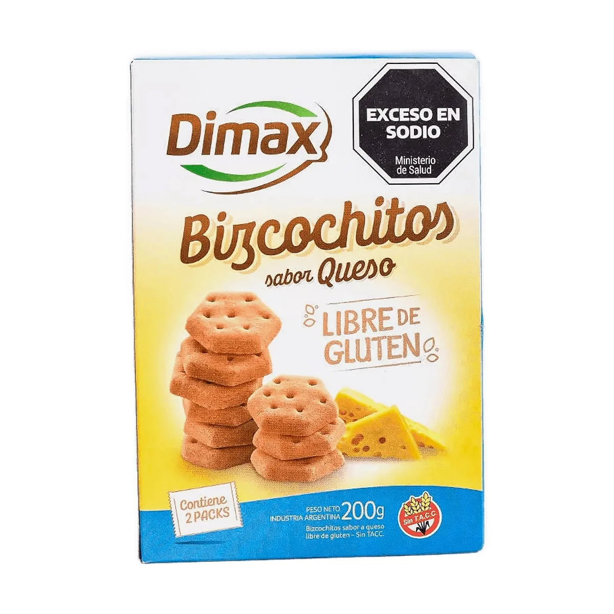 Dimax - Bizchochos de queso x 200 gr