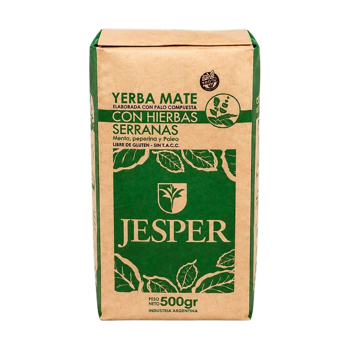 Jesper - Yerba mate compuesta con hierbas x 500 gr
