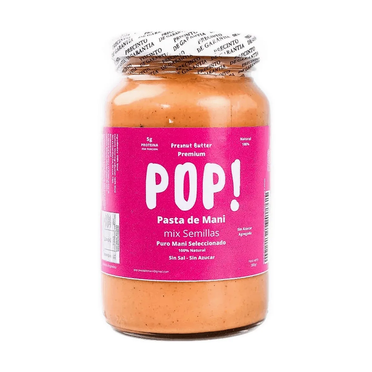 Pop - Pasta de mani pop con mix de semillas x 380 gr
