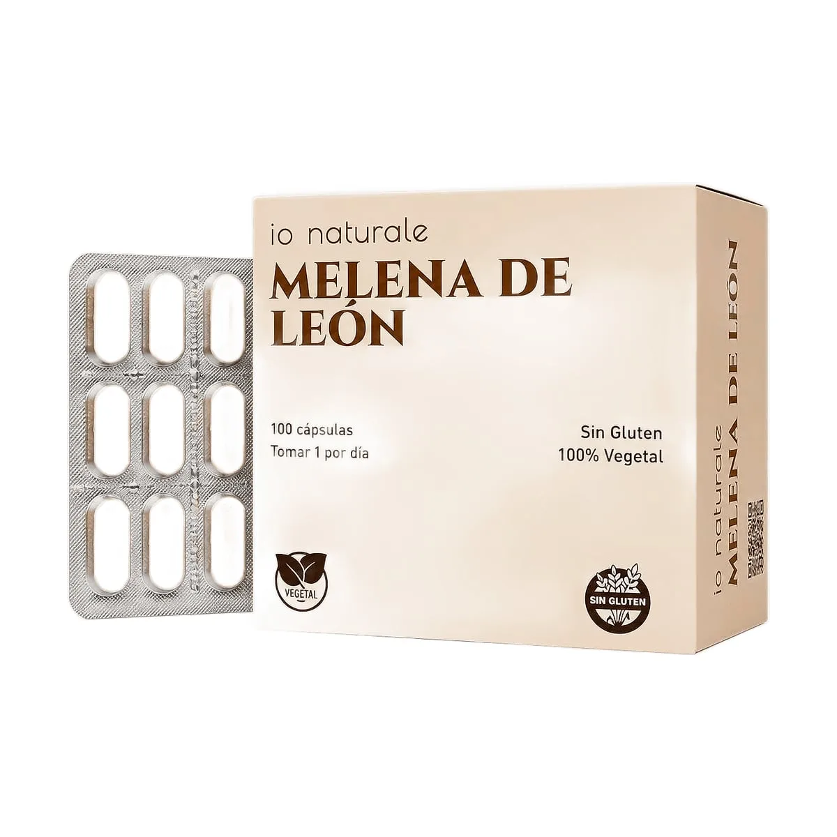 Io Naturale - Melena de leon x blister x 10 uni