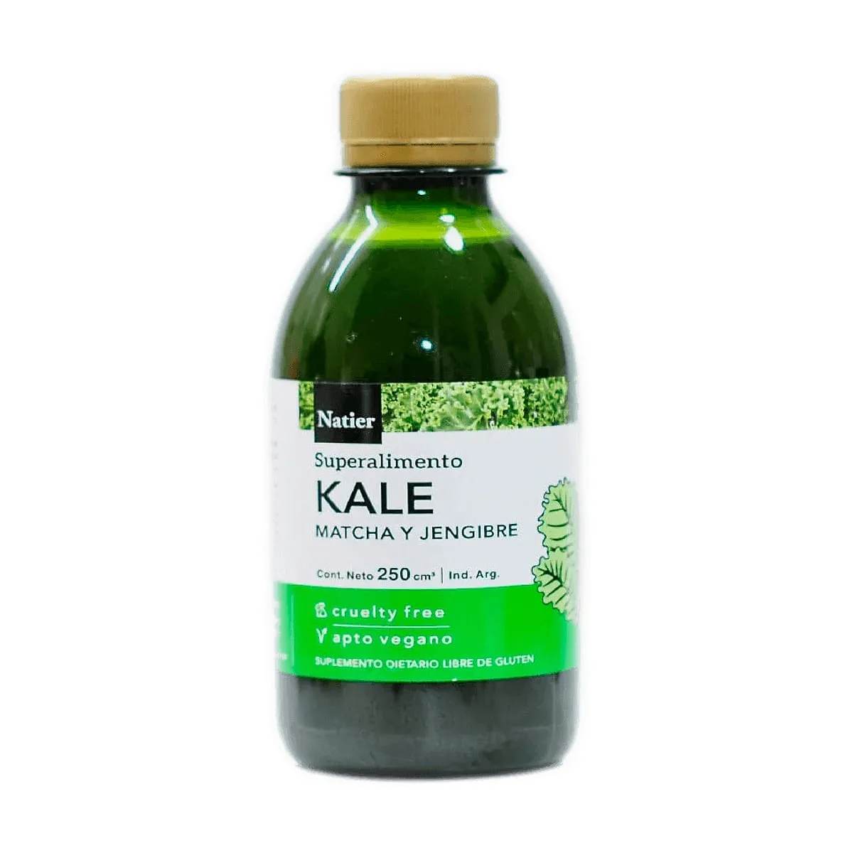Natier - Jugo kale, matcha y jengibre x 500 cc