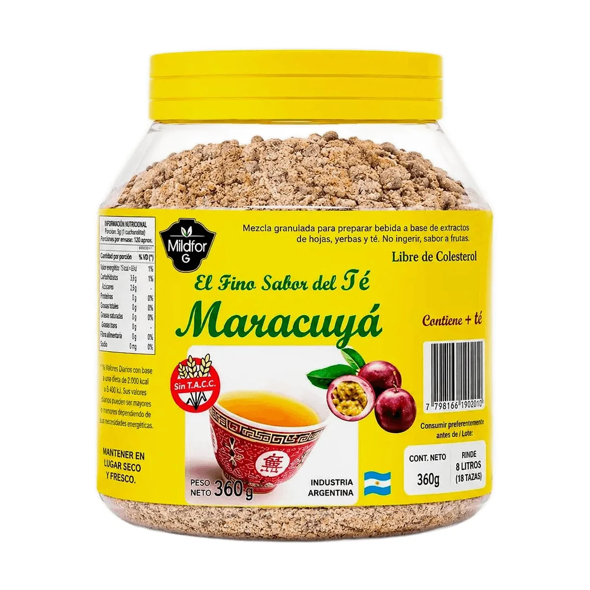 Milford - Te de maracuya granulado x 360 gr