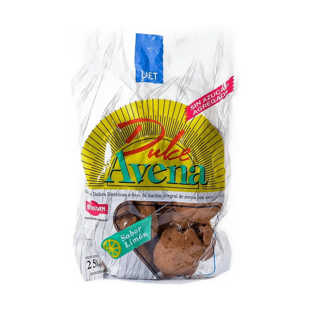 Nutresan - Galletitas dulces de avena y limón x 250 gr