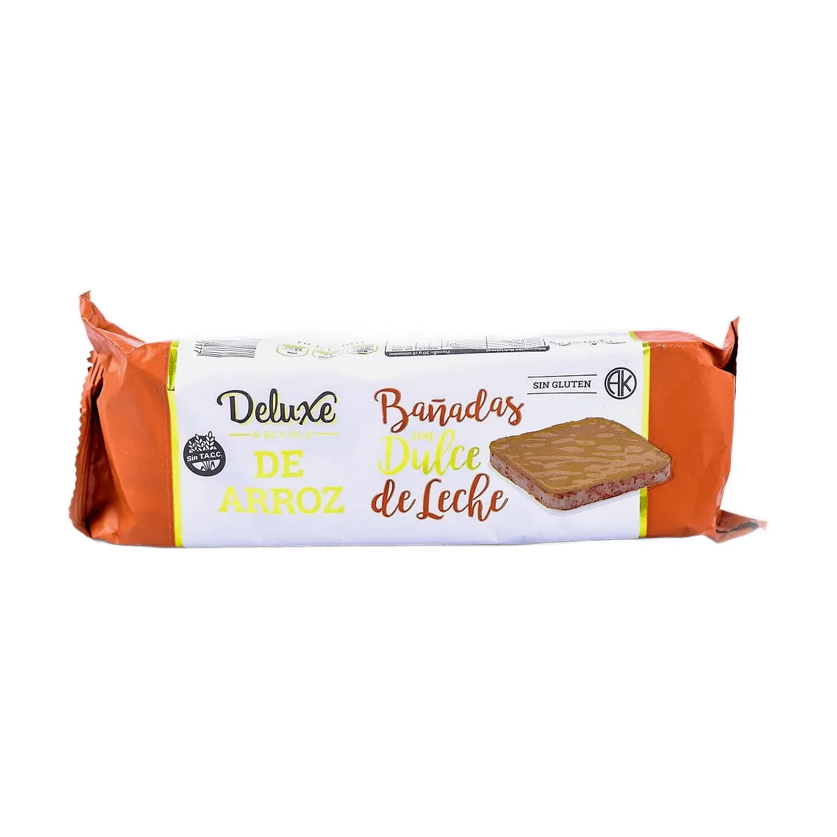 Deluxe - Galletitas de arroz bañadas sabor dulce de leche x 115 gr