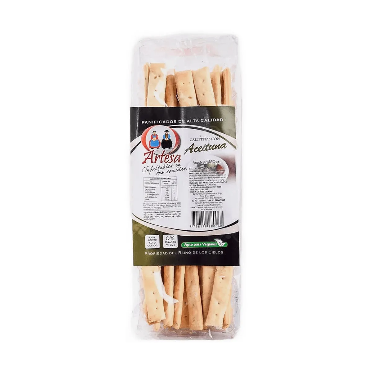 Artesa - Talitas de aceitunas x 160 gr