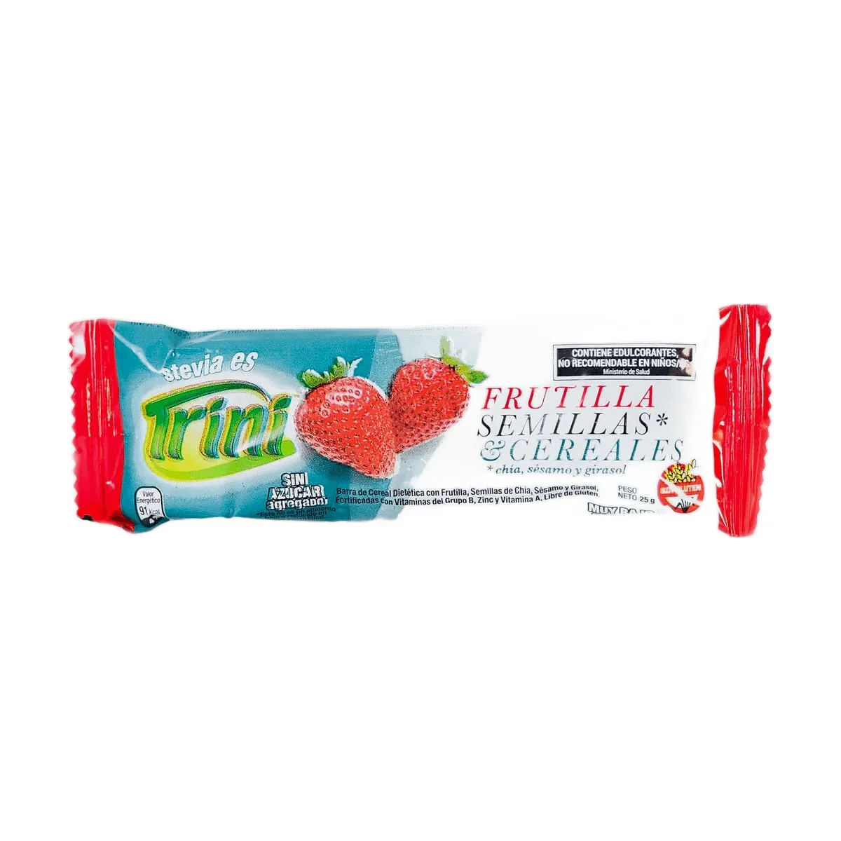 Trini - Barra de cereal sabor frutilla x 25 gr