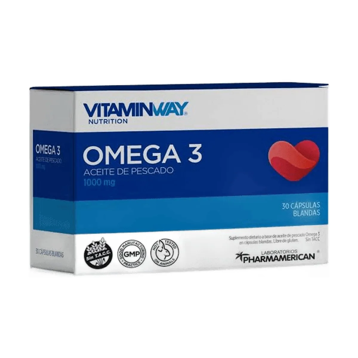 Vitamin Way - Omega 3 aceite de pescado x 30 cap